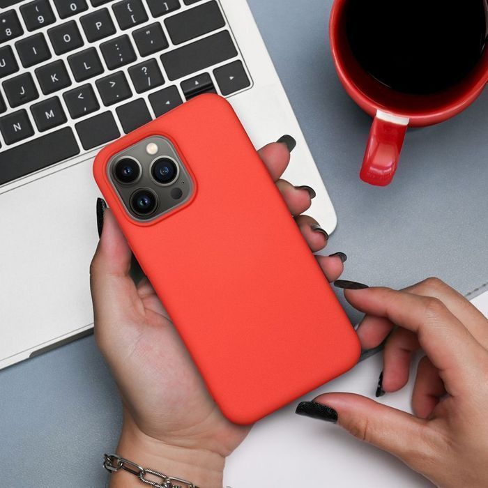 Futerał SILICONE do IPHONE 15 Pro Max brzoskwiniowy