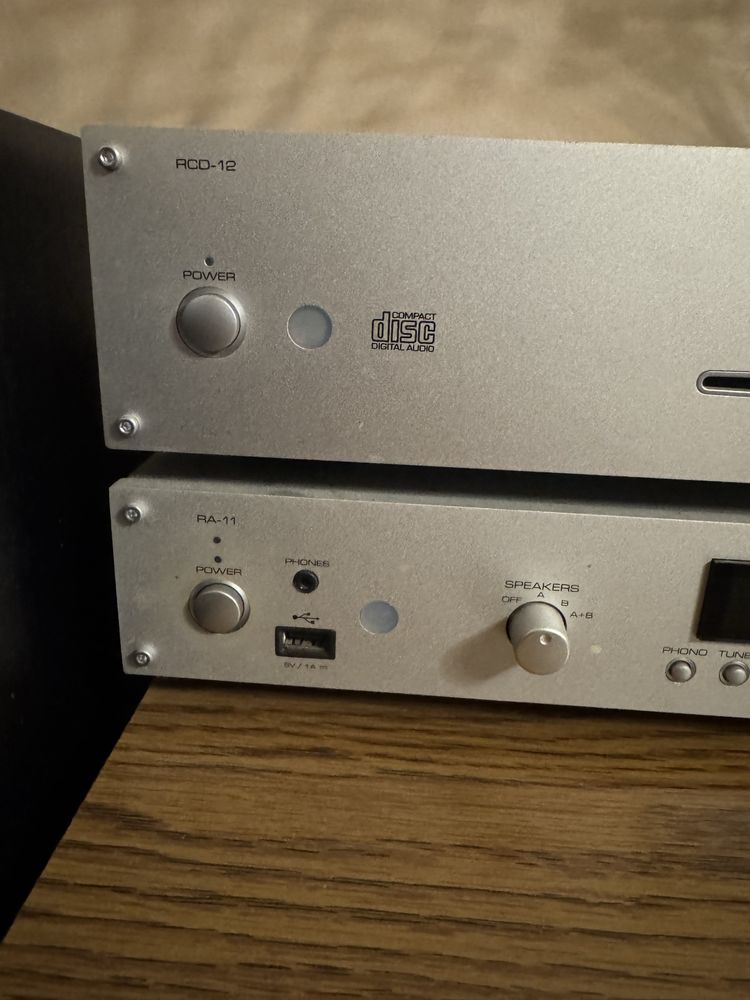 Komplet Rotel RA-11 RCD-12 kolumny B&W