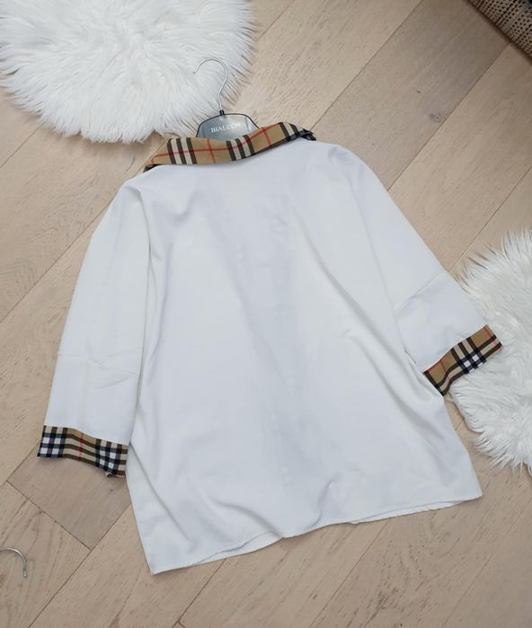 Burberry 40 / L zestaw koszula spodniczka