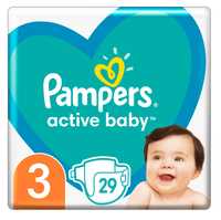 Pampers Active baby 3, 29 шт памперсы подгузники підгузки