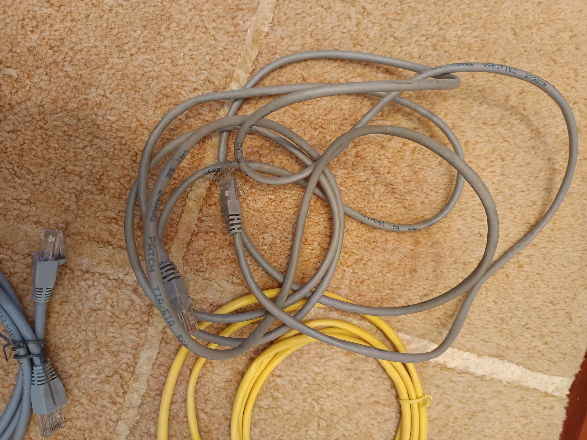 Conjunto de 5 cabos para computador