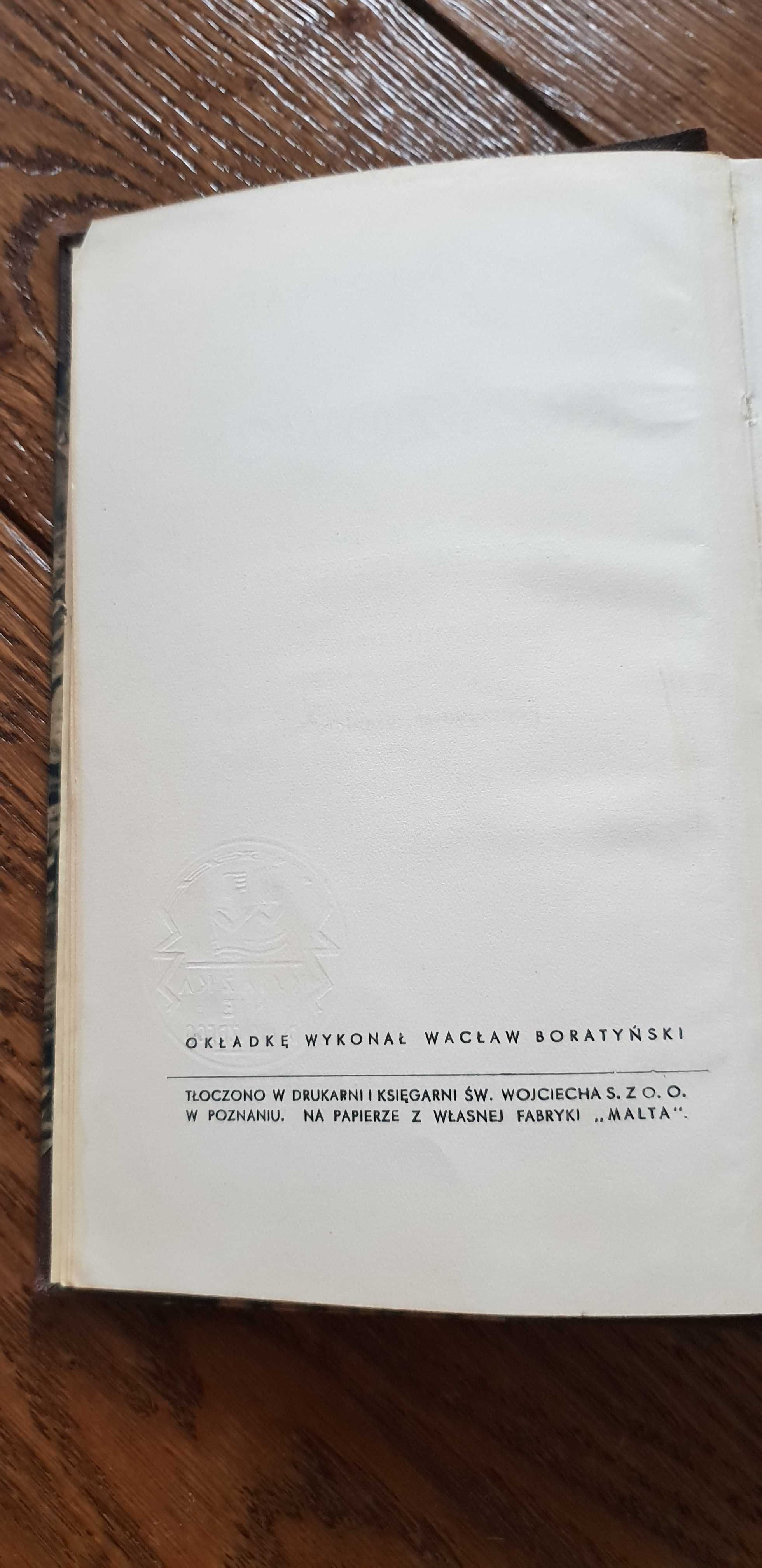 Książka rok 1939 "Krzyżowcy" Zofia Kossak - tom IV