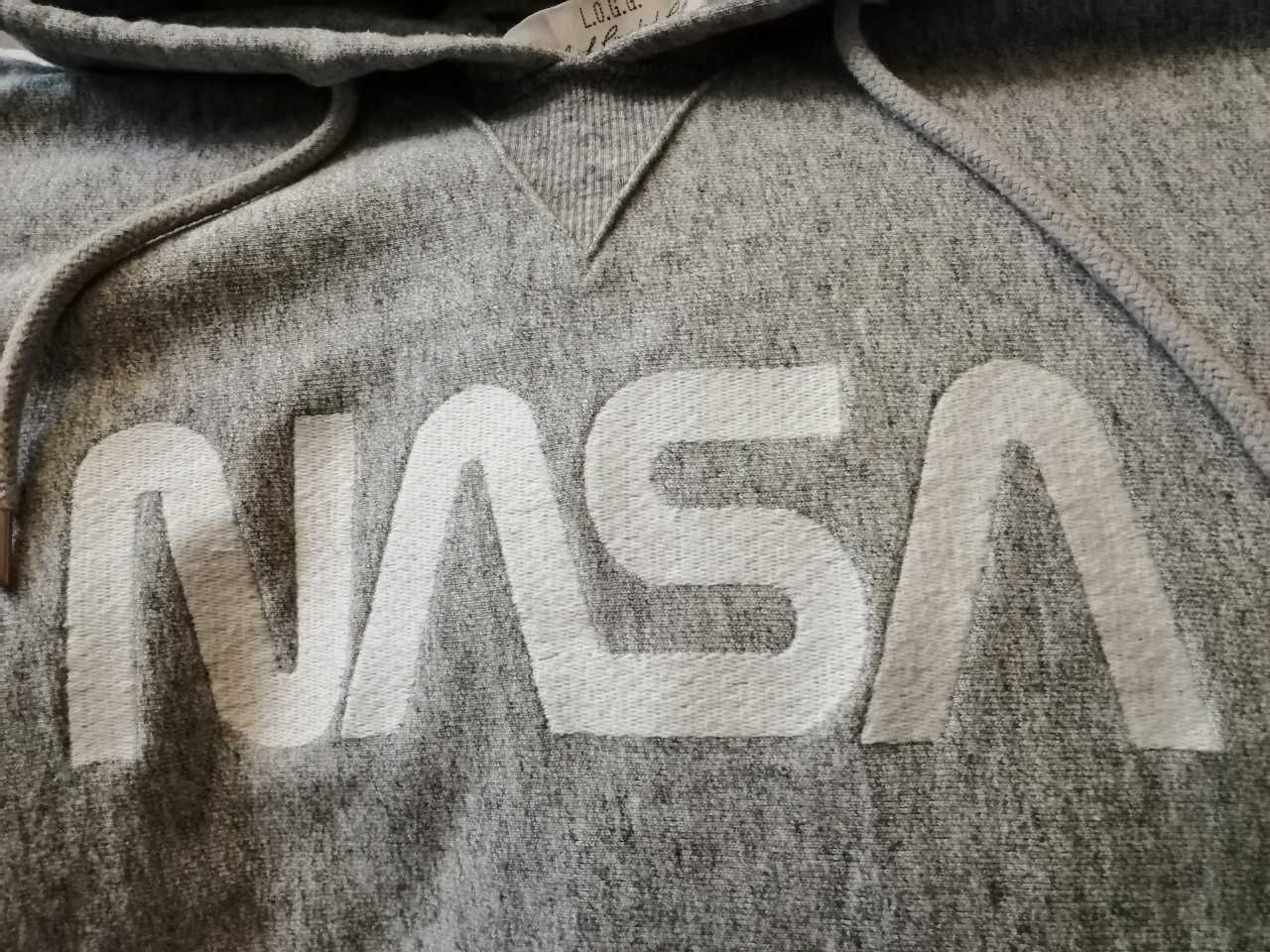 NASA bluza kangurka szara rozm. S/M idealna HM damska