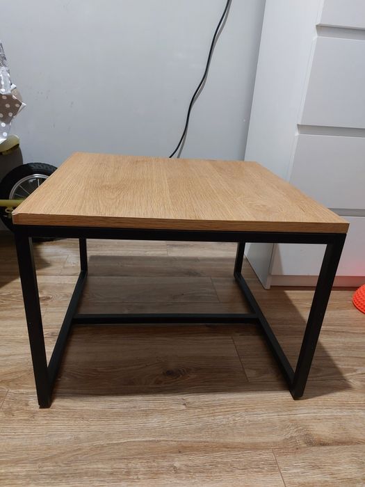 Stolik kawowy loft styl industrialny 53x53x40