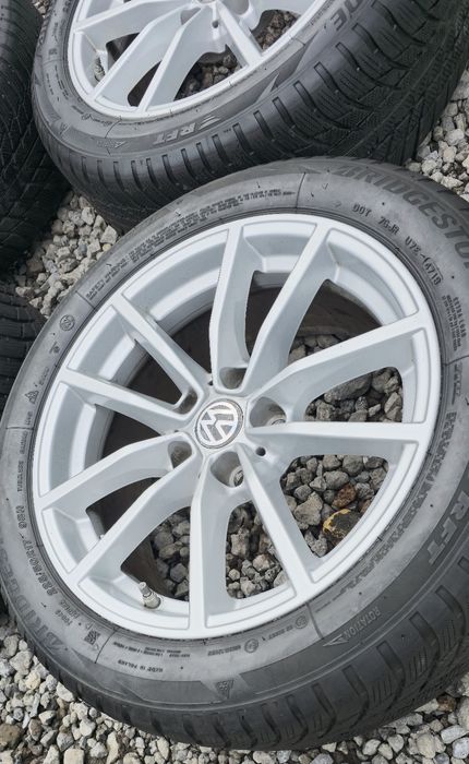 4x Koła 225 50 R17 Felgi 5x112 ET30 VW Seat Skoda Audi