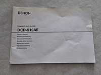 Instrukcja obsługi odtwarzacz CD Denon DCD-510AE Warszawa