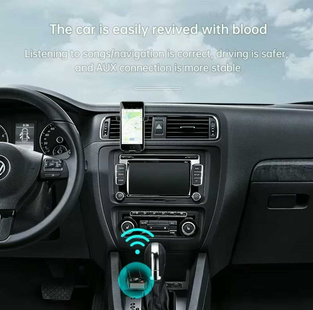 Bluetooth 5.1 Адаптер C52 с NFC AUX 3.5 мм RCA TF-карта для компьютера