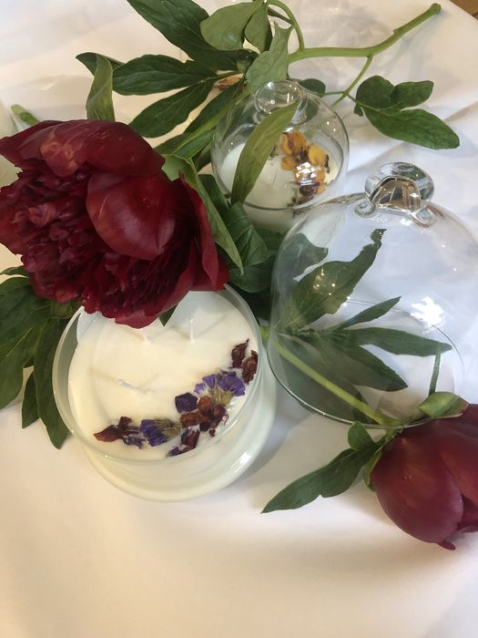 Świece w szkle z wosku sojowego,zapachowe