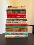 Livros em português e em inglês