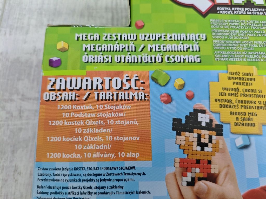 Qixels mega zestaw uzupełniający Cobi 1200 kostek