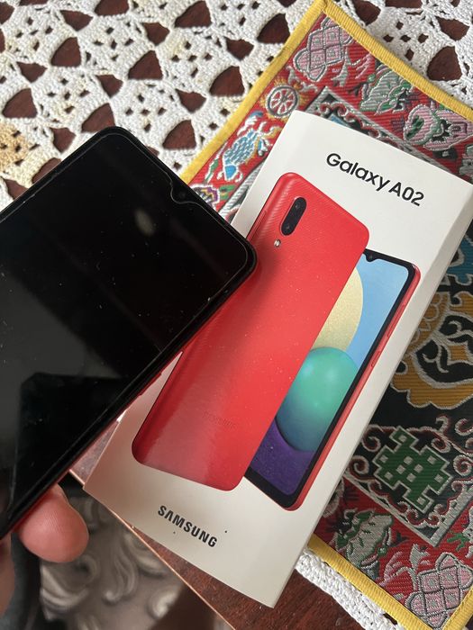 Samsung A02 червоний