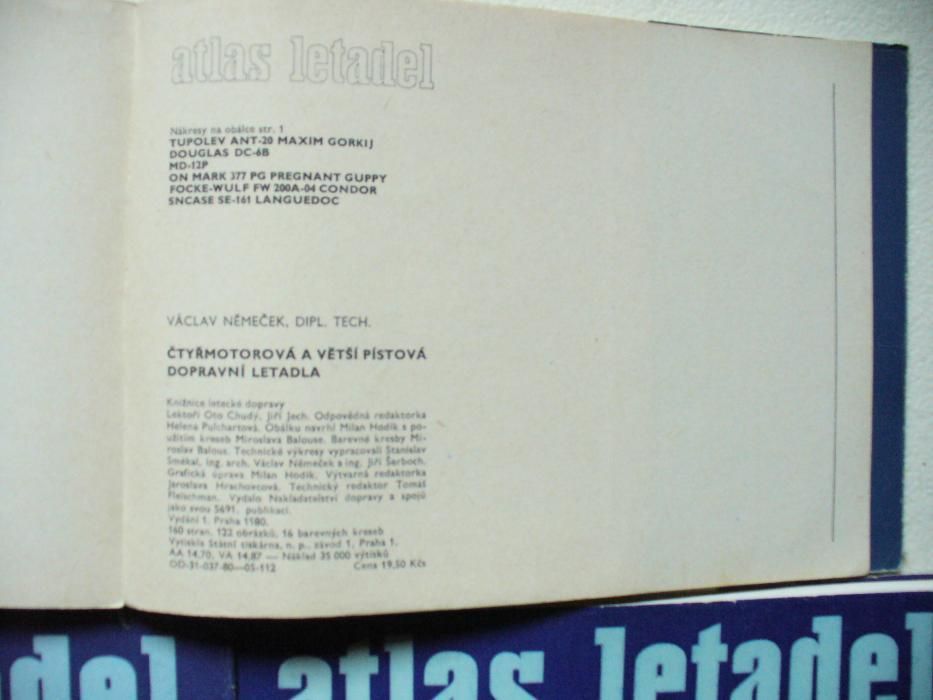 Atlas samolotów Letadel cz. 1,2,3,4