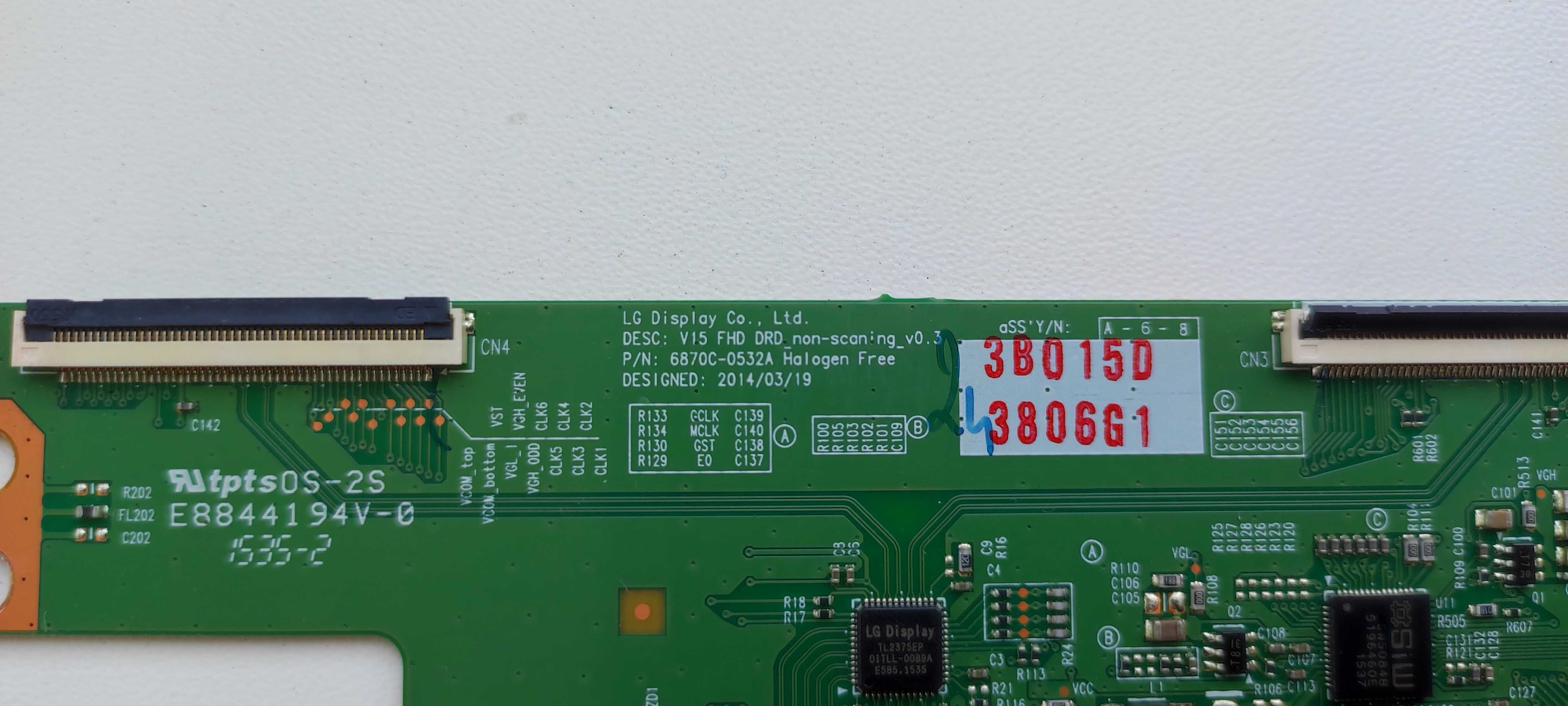 Плата main LD55B EAX66453203 для LG 43LF510