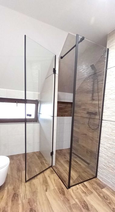 Kabina Prysznicowa na wymiar  Walk-in Zabudowy Szklane Balustrady