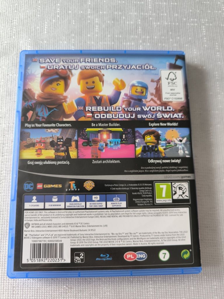 Gra The LEGO Movie na PlayStation 4