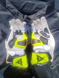мото перчатки Dainese VR46 кожаные  с титаном, мото штаны, черепаха