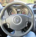 Чехол -оплетка кожаный на руль Renault Megane2/Scenic2/Kangoo2
