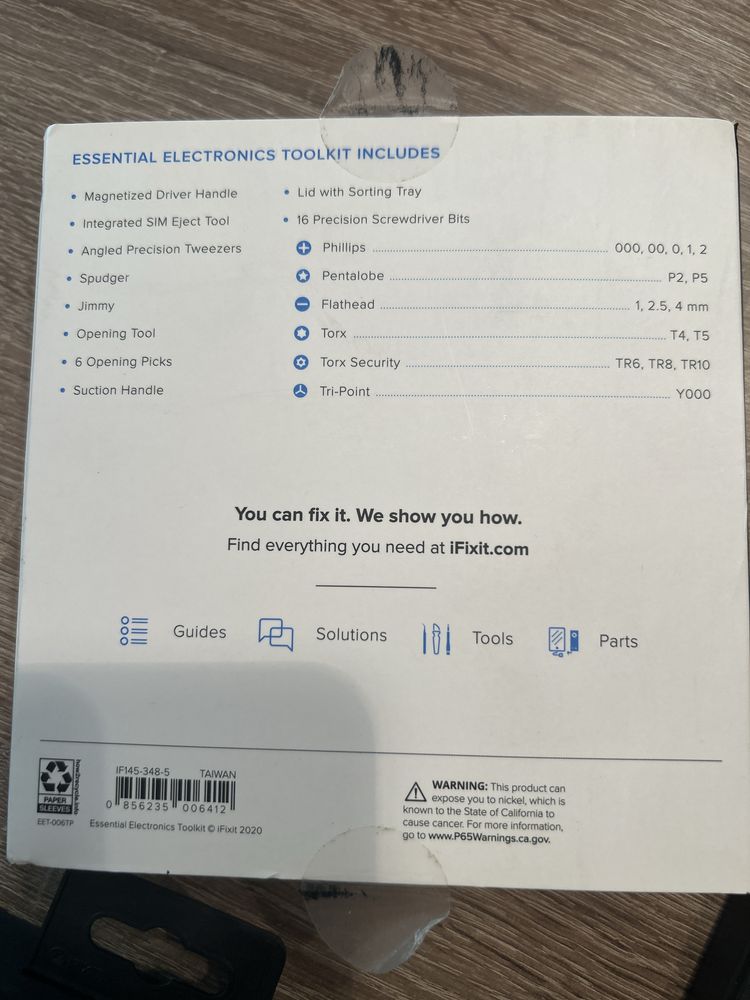 Набір міні викруток IFIXIT Essential Electronicx Toolkit 22 предмети