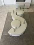 Mesa de centro com 2 puffs SOPHIA 2