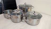 Pratos, talheres, copos, tachos e panelas