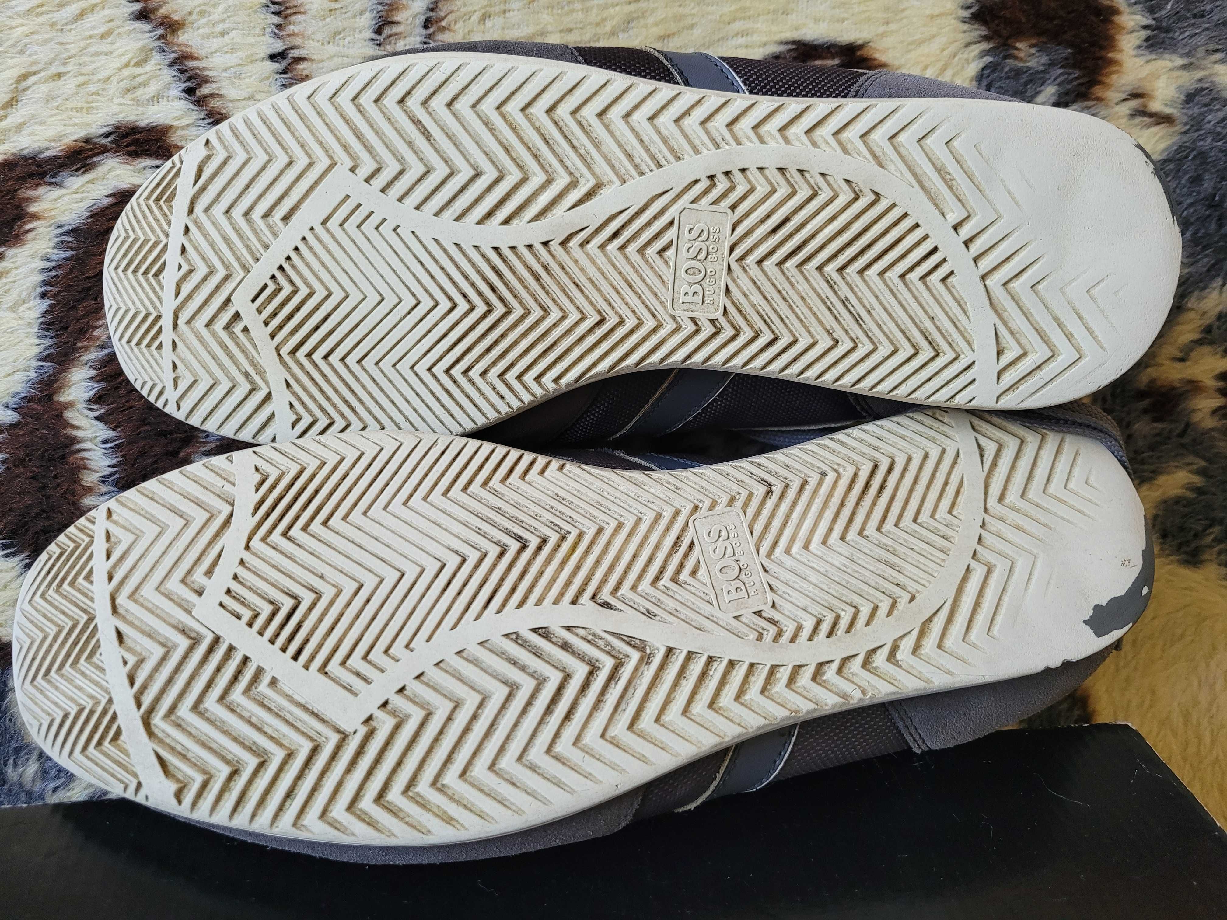 Super skórzane buty sportowe Hugo Boss Orland wkł.30 cm