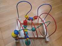 Zabawka drewniana sensoryczna przekładanka Ikea MULA