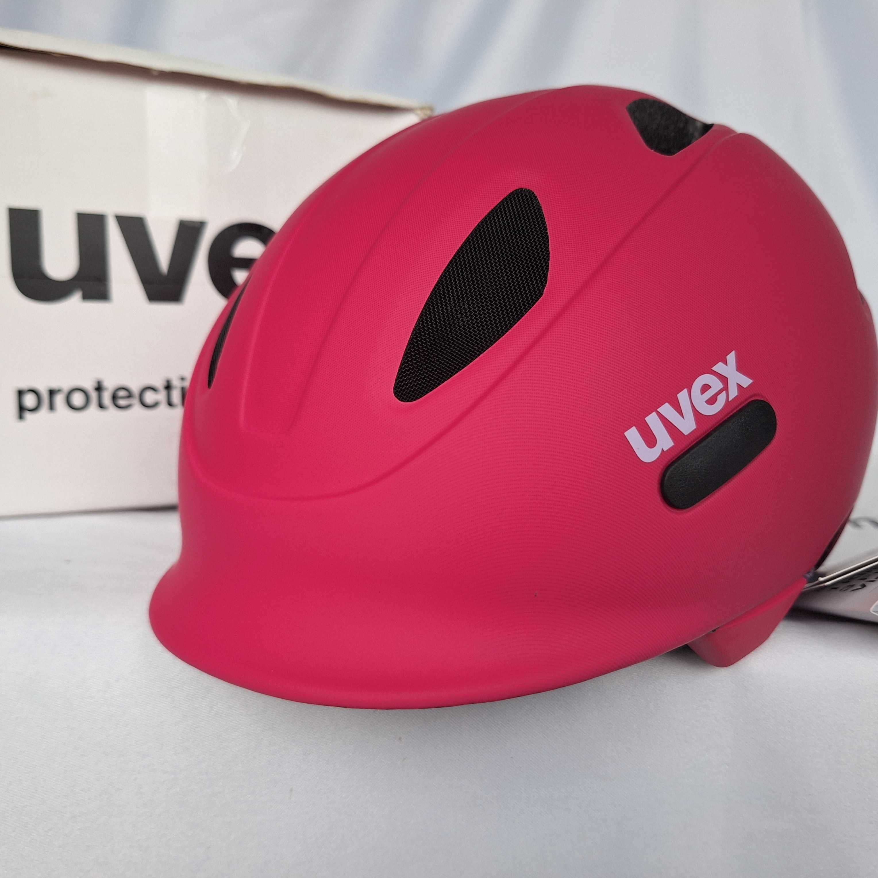 Kask rowerowy dziecięcy Uvex Oyo Berry Purple Mat S 50-54cm
