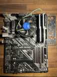 I3-10100f + 16GB ddr4 3200 cl16 TriedentZ RGB + płyta głowna asrock