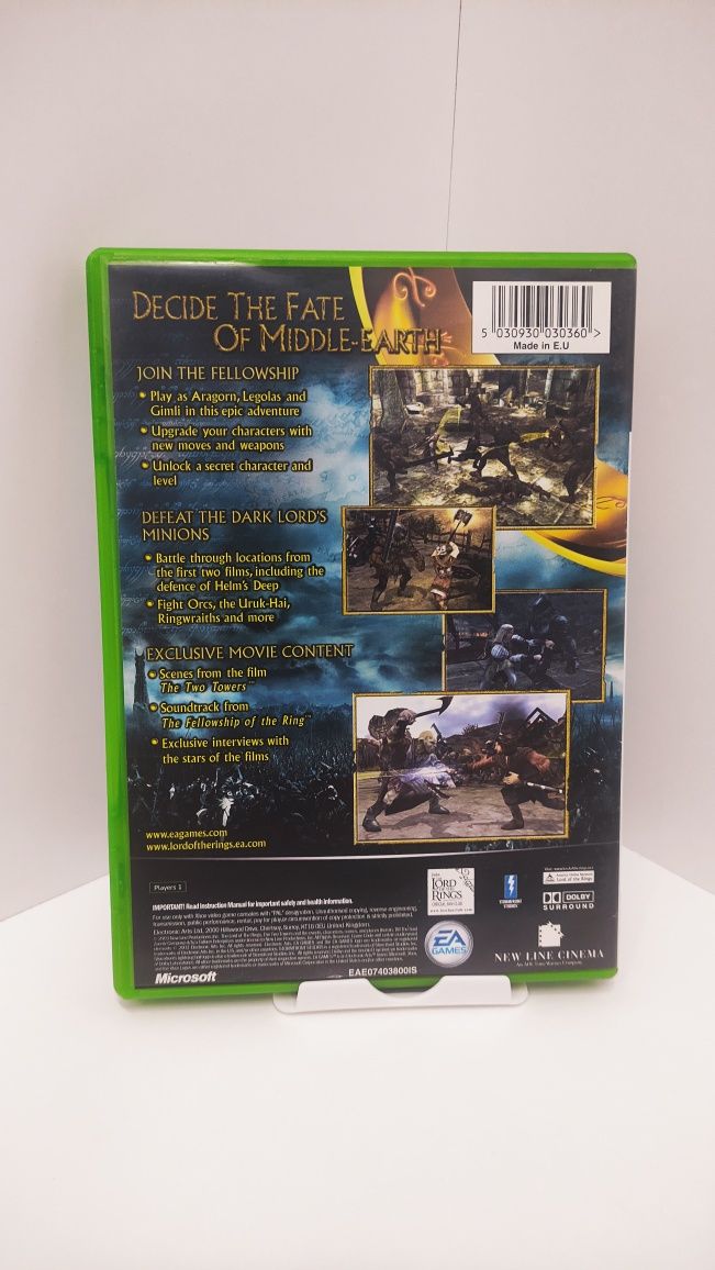 Władca Pierścieni Dwie wieże Xbox Classic lord of the rings two towers
