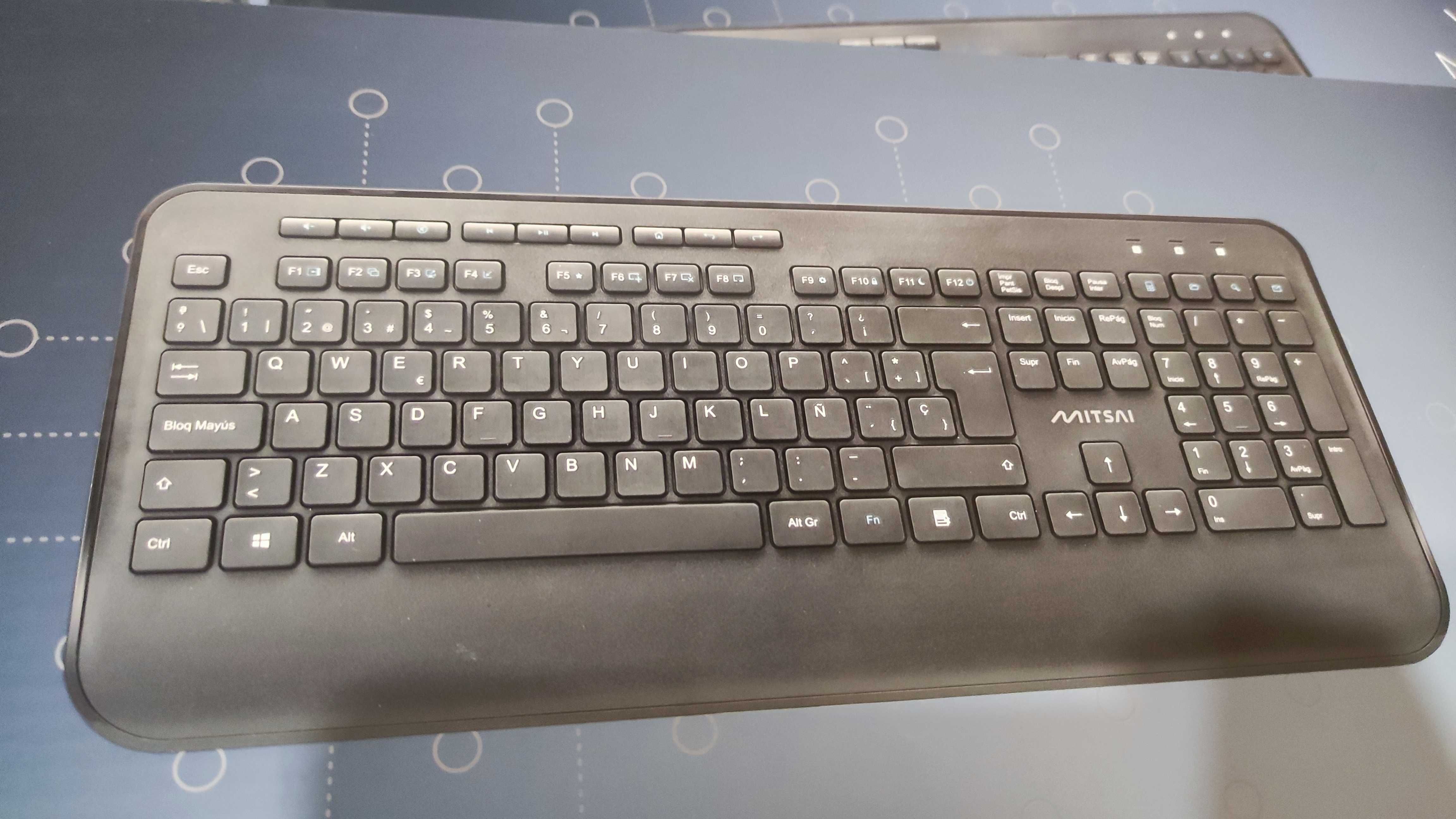 Teclado, wireless, NOVO, Mitsai Q300