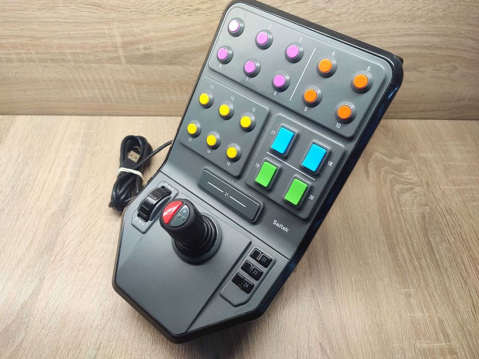 Joystick Logitech Farm Sim Vehicle Side Panel USB