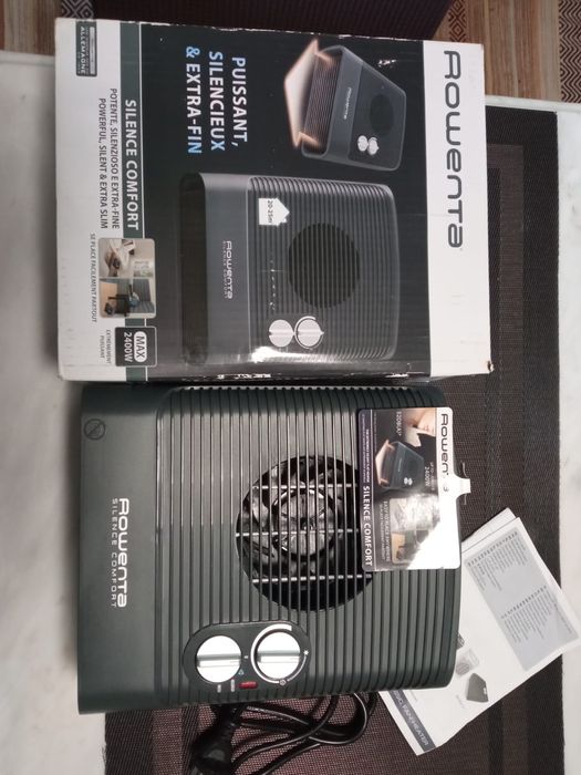 Aquecedor Rowenta Silence Comfort 2400W-Novo em caixa,ultra silencioso