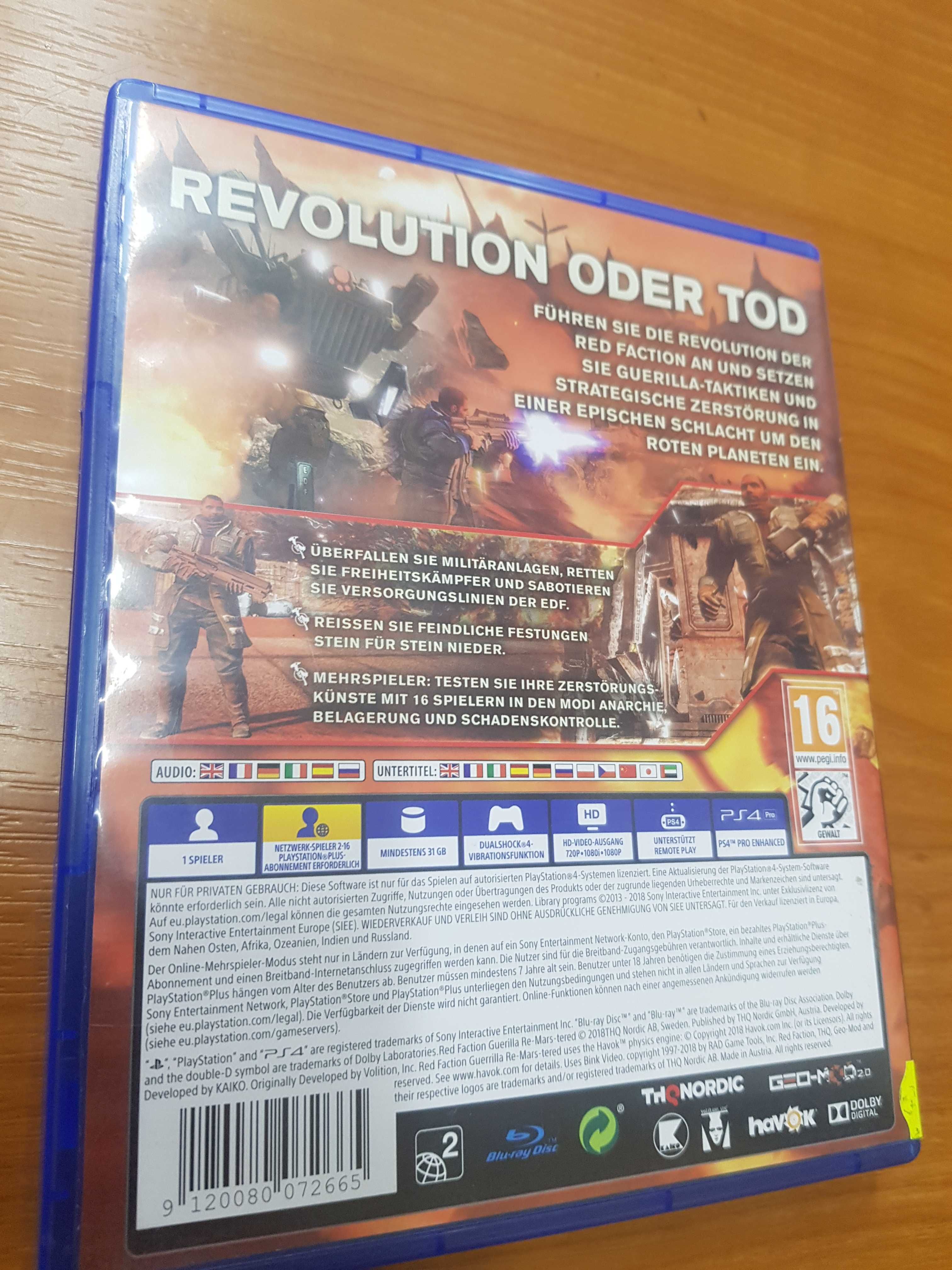 Red Faction PS4 Sklep Iława