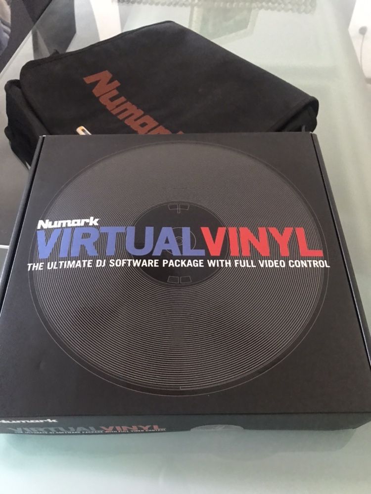 Virtual vinyl selado + bolsa de guardar vinyl numark