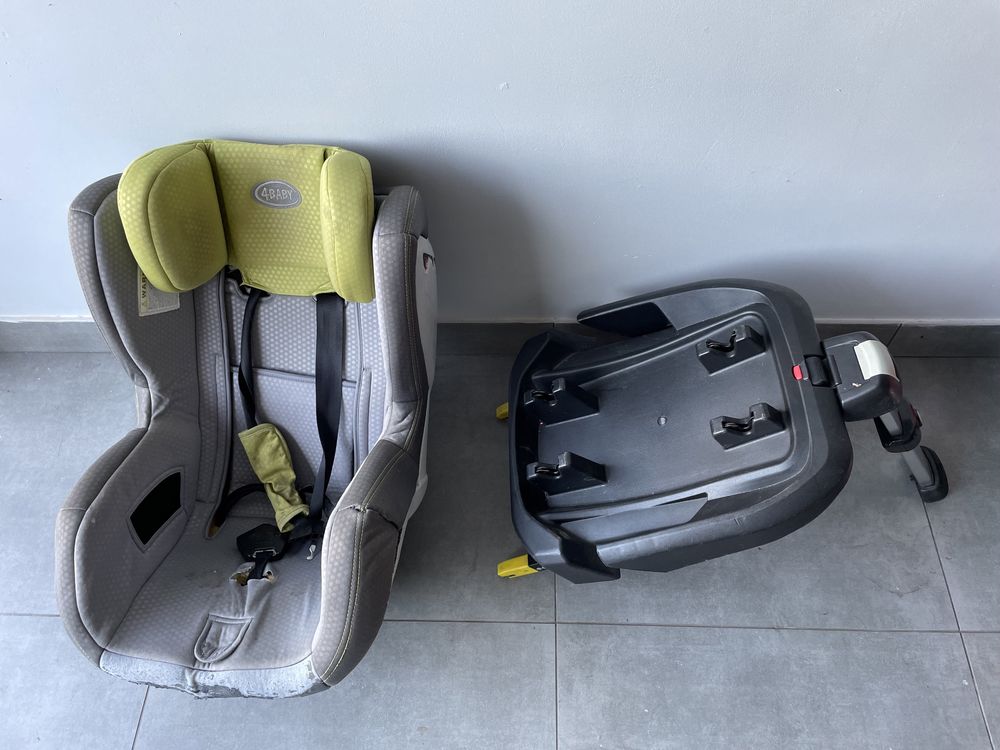 Fotelik samochodowy + baza isofix 4Baby