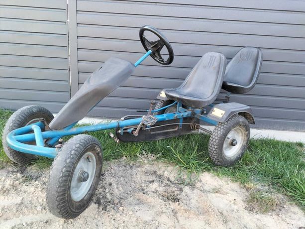 Duży gokart dwuosobowy na pedały
