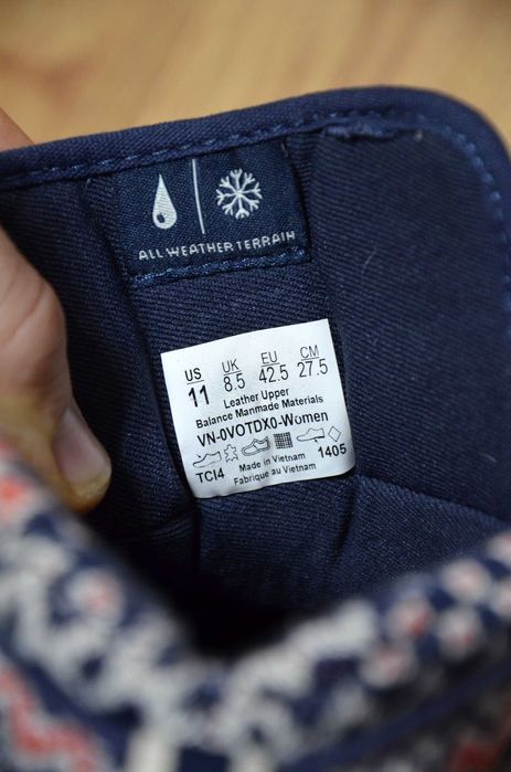 Vans Waterproof, оригінал замшеві кеди  42