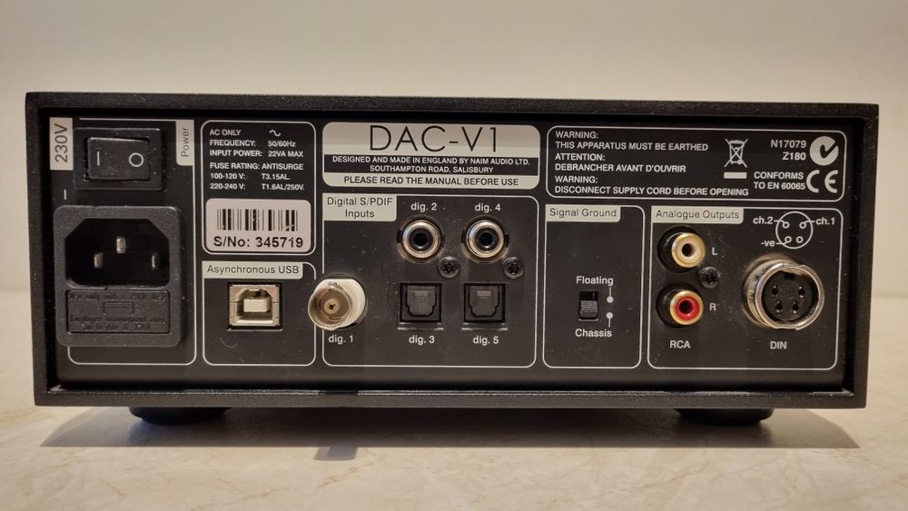 Naim DAC-V1 przetwornik cyfrowo-analogowy, przedwzmacniacz