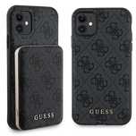 Zestaw etui Guess 4G Metal Logo na iPhone 11 + powerbank 5000mAh MagSa