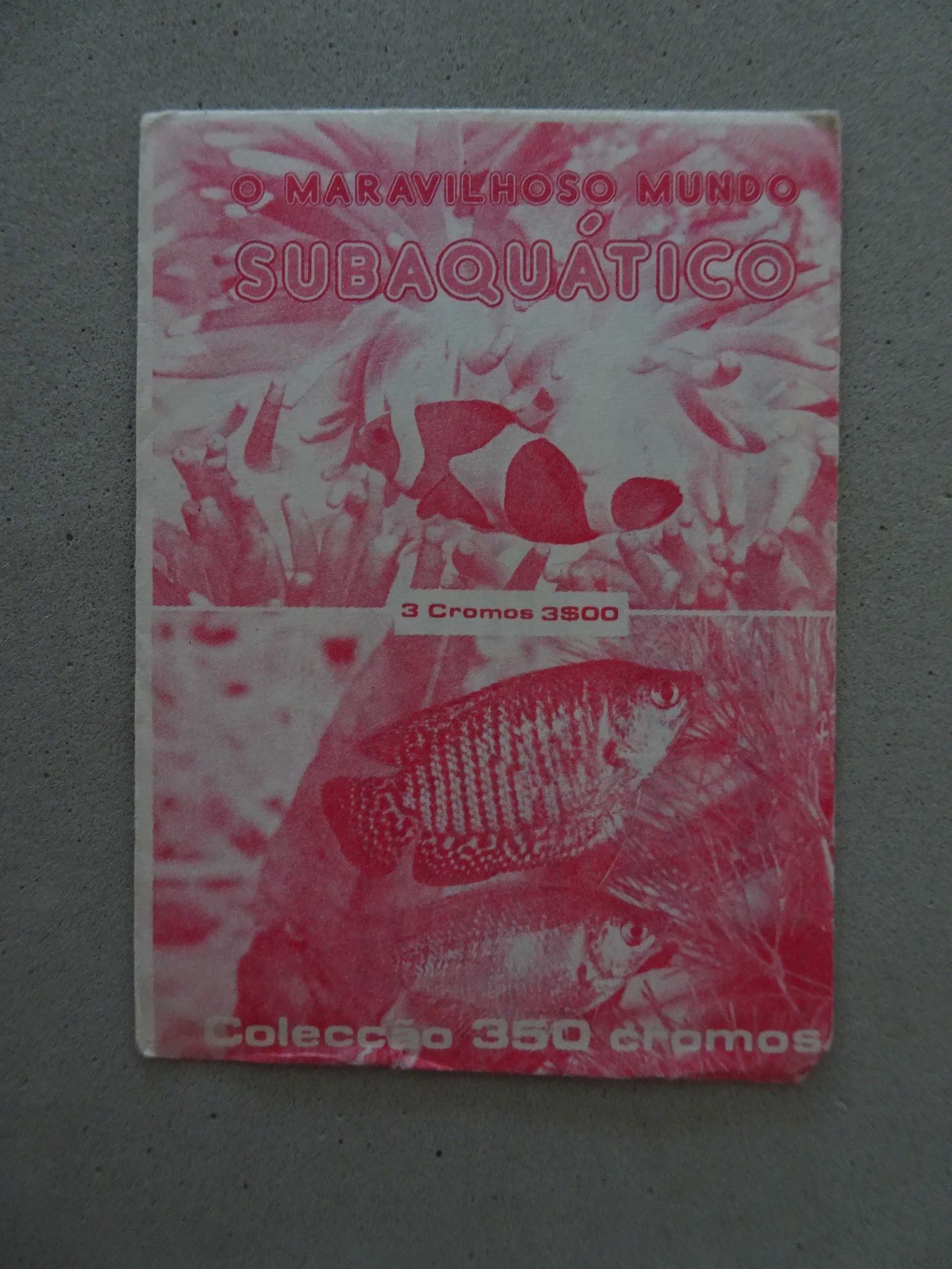 Carteira de cromos fechada O Maravilhoso Mundo Subaquático Francisco