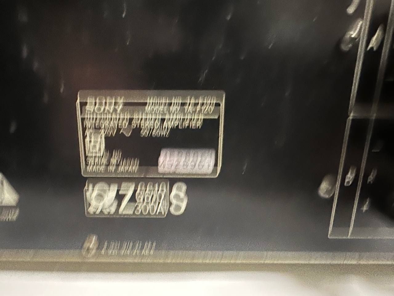 Wzmacniacz stereo SONY TA-F120, 2*50 Watt, Japan