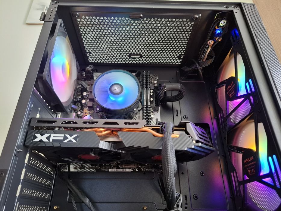 Komputer Do Gier - Ryzen 5 3600 | RX 580 8GB | 16 GB RAM | ARGB |