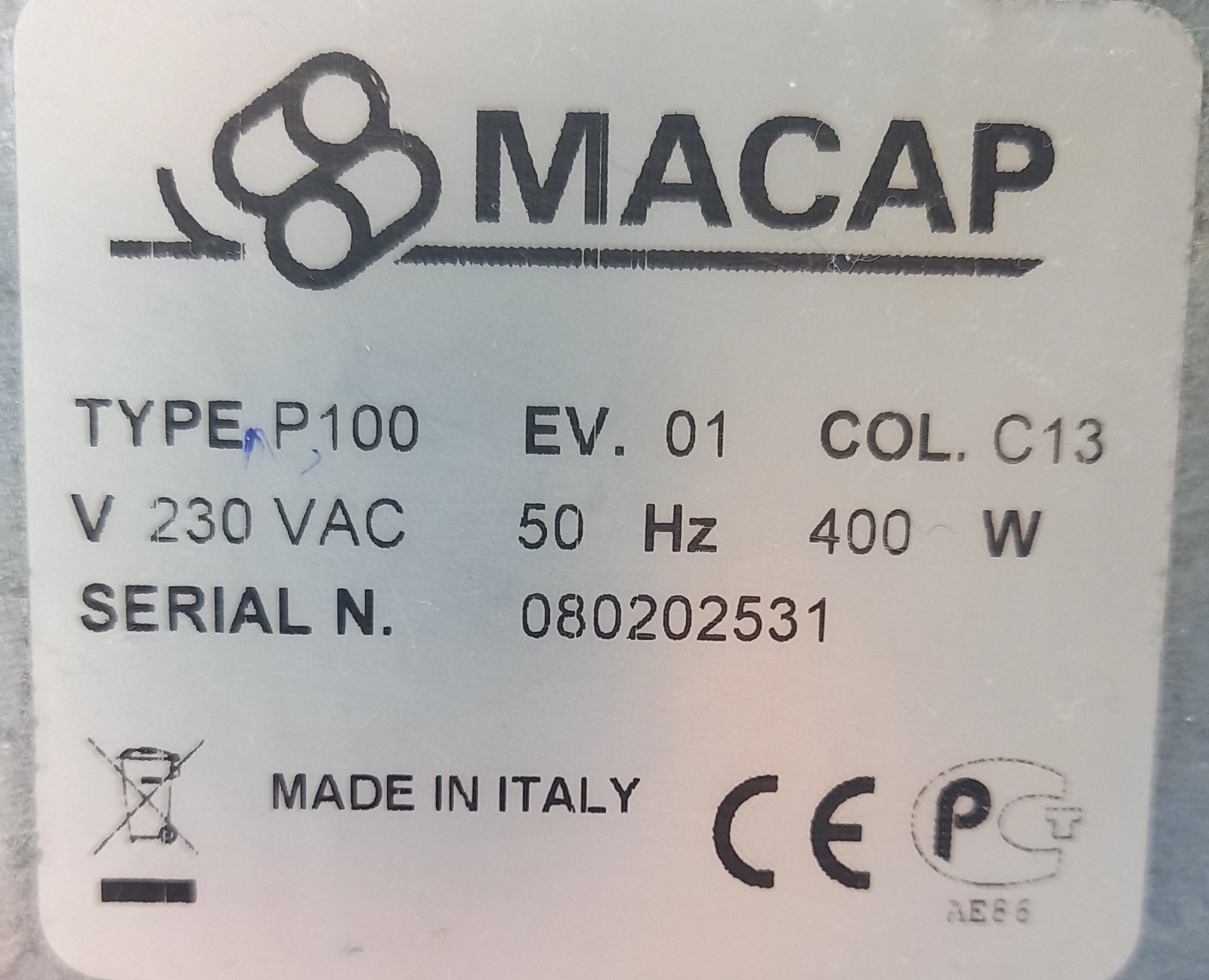 Блендер Macap P100 Италия