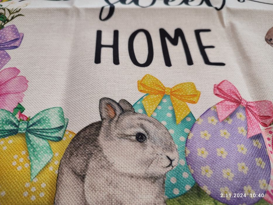 Nowa poszewka na poduszkę Wielkanoc