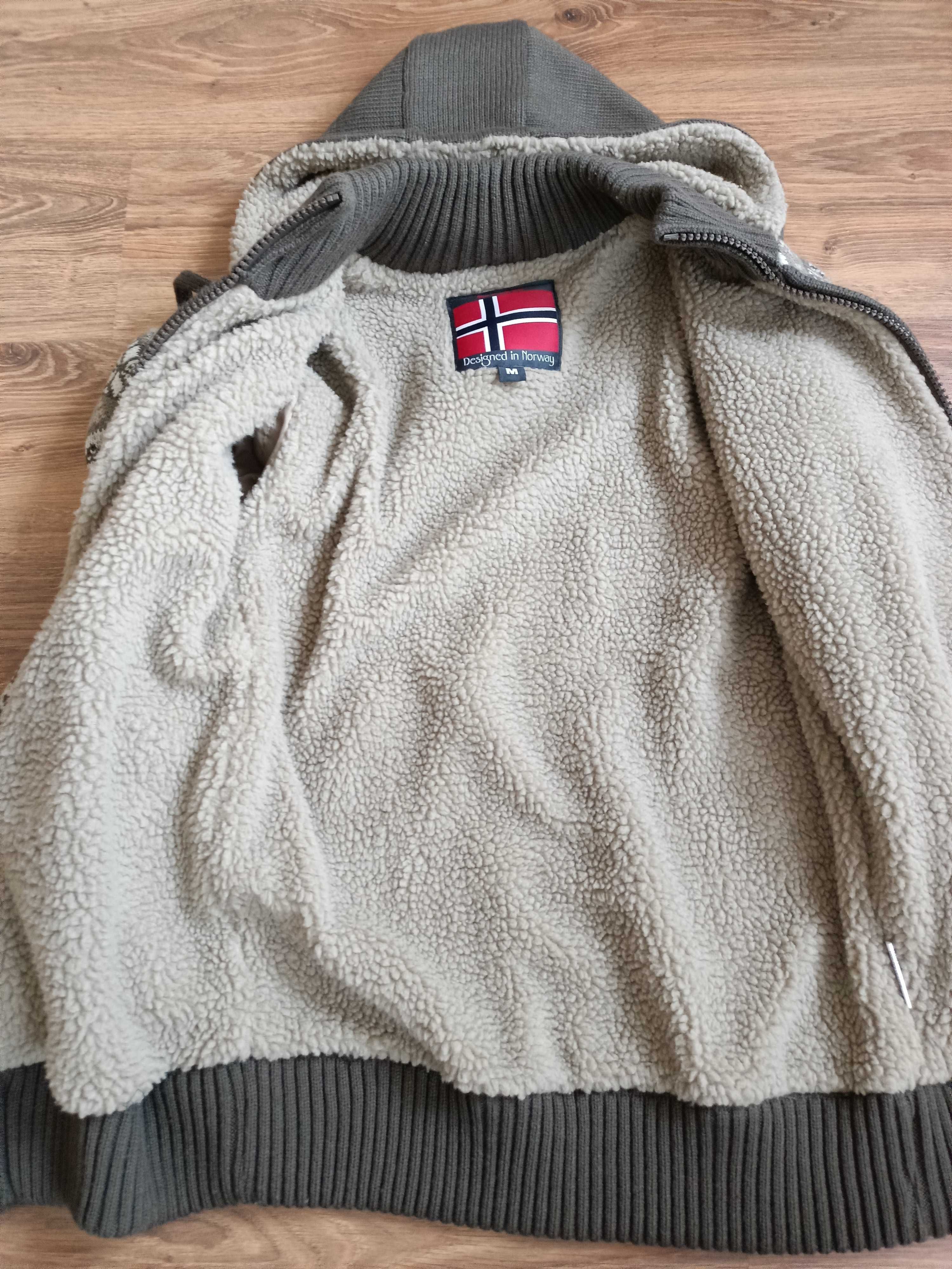Męski sweter norweski wzór roz. M - góralski