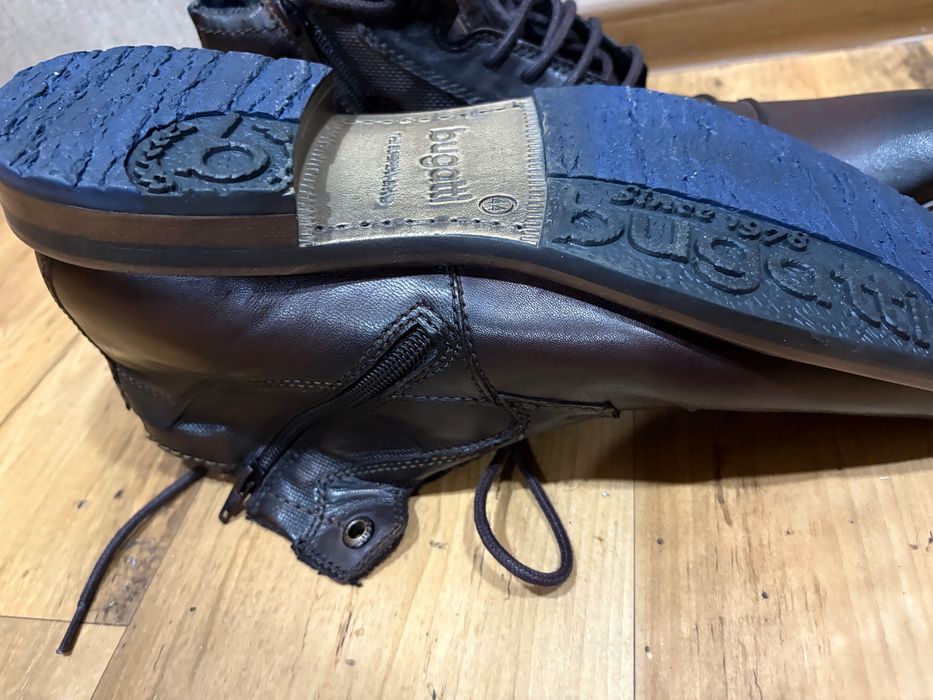 Ботинки-туфли Бугатти Bugatti Кожа