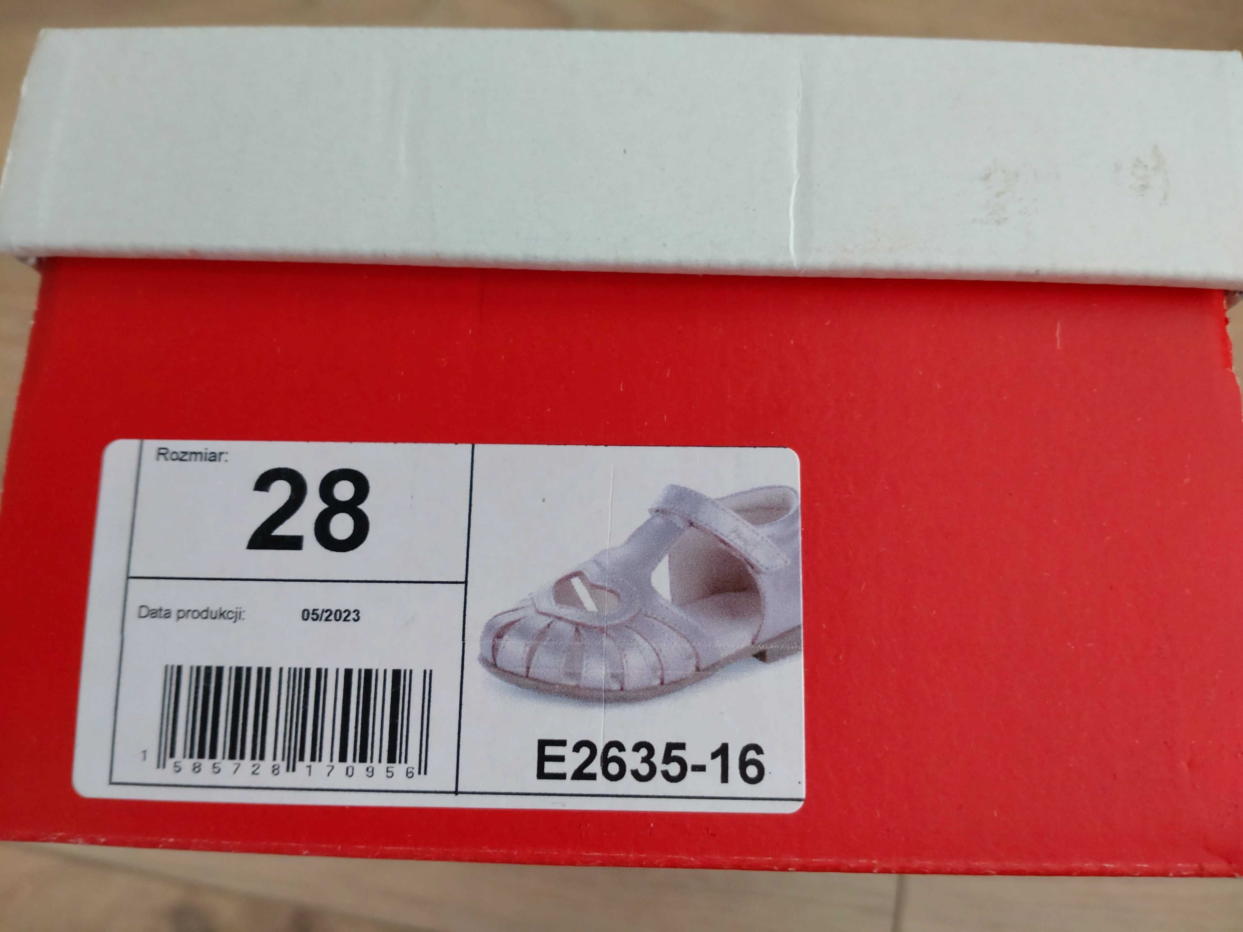 EMEL E2635-16 sandały dla dziewczynki Perłowy Beż 28 za darmo