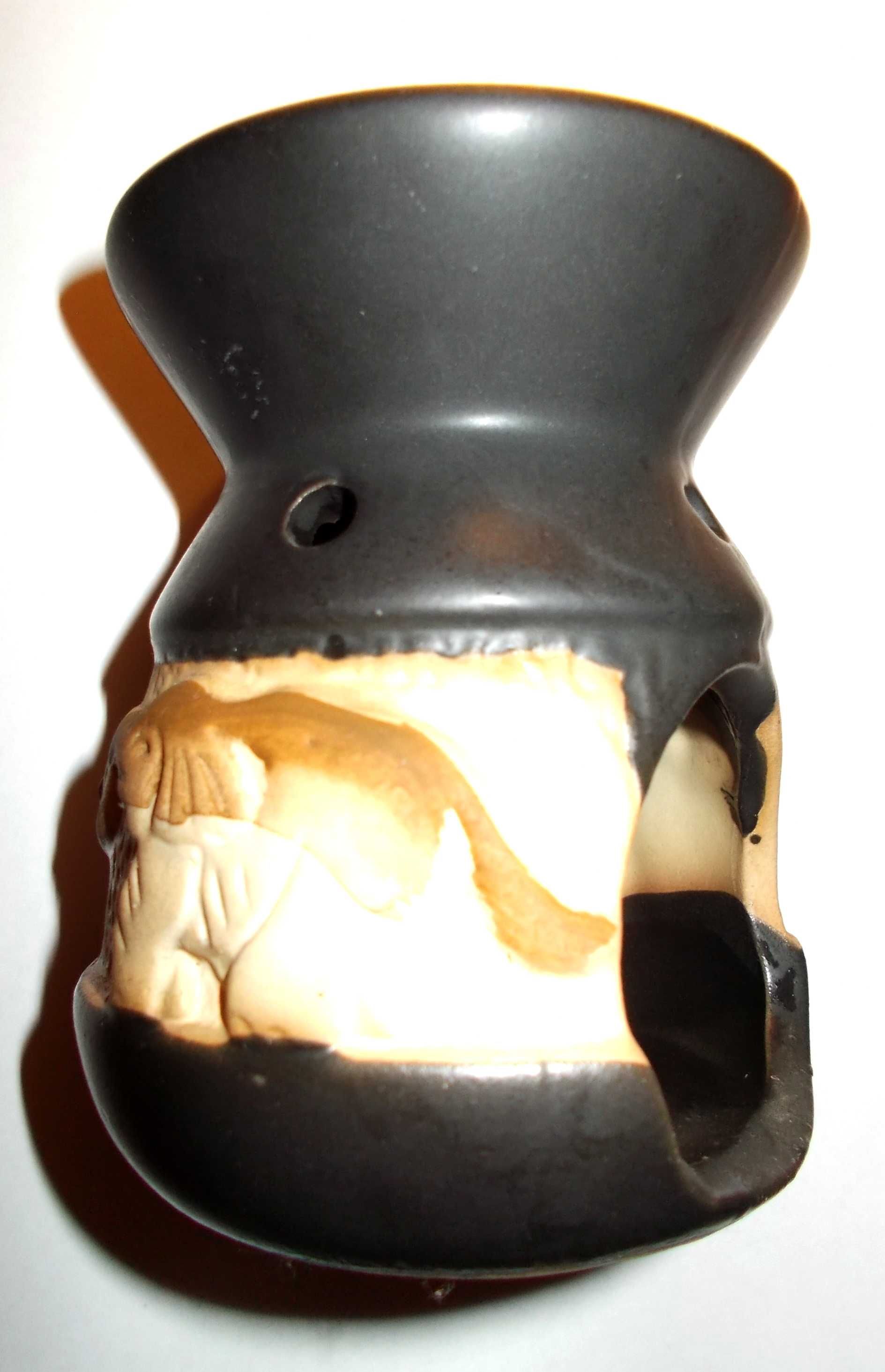 Ceramiczna aromalampa / kominek zapachowy - (10 cm) - NOWY