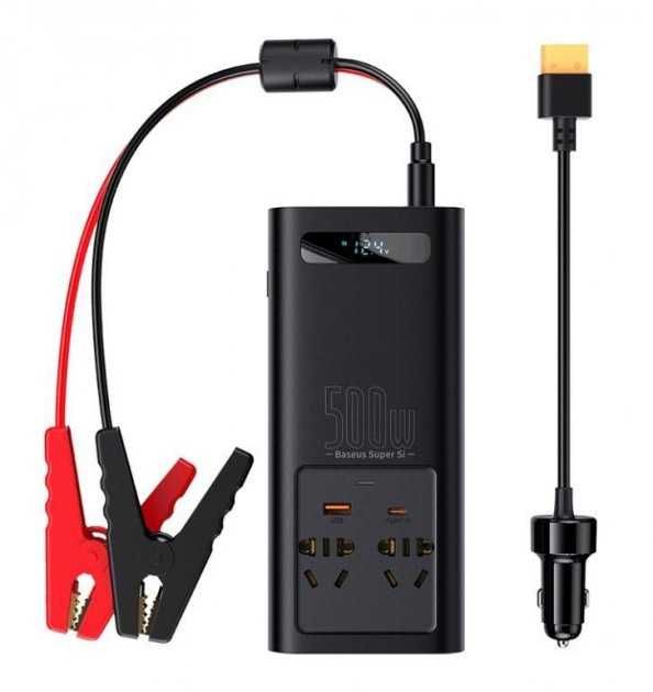Інвертор Baseus 500W Super Si Power inverter (Чистый Синус)