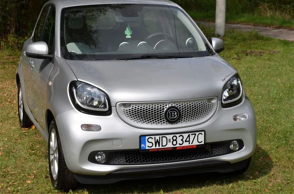 Smart Forfour Bezwypadkowy zadbany ledy klima objęty pisemną gwarancją